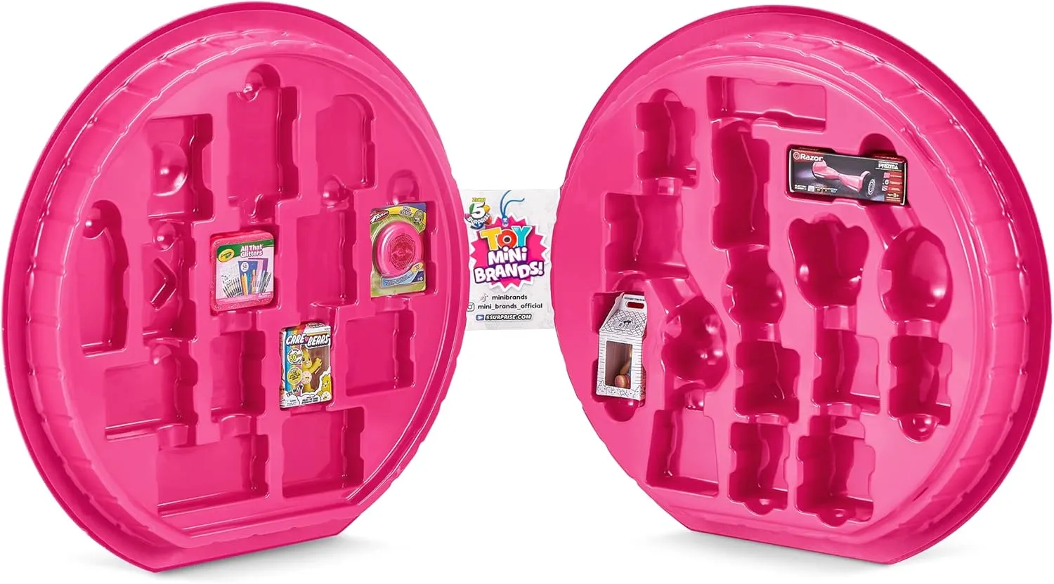 5 SURPRISE Toy Mini Brands Series 2 by ZURU (Collectors Case   3 Pack Capsules) Mystery Real Miniature Brands Collectible Toys