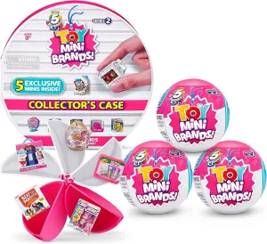 5 SURPRISE Toy Mini Brands Series 2 by ZURU (Collectors Case   3 Pack Capsules) Mystery Real Miniature Brands Collectible Toys