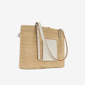 Anagram Raffia Tote
