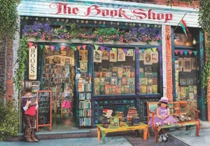 Anatolian 500Piece Jigsaw Puzzle - The Bookshop Kids Jigsaw Puzzle, Multicolor