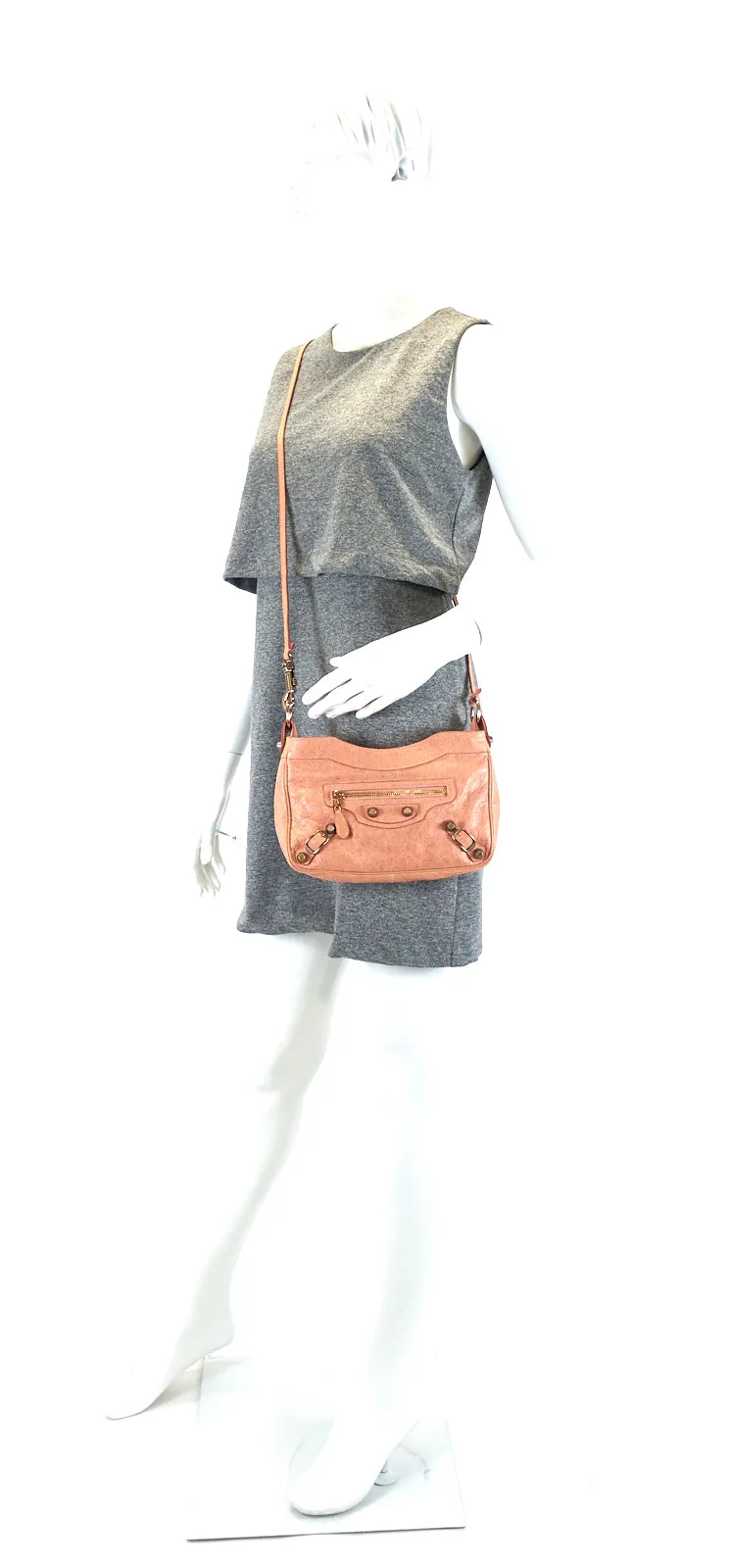 Arena Hip Leather Giant Studs Bag