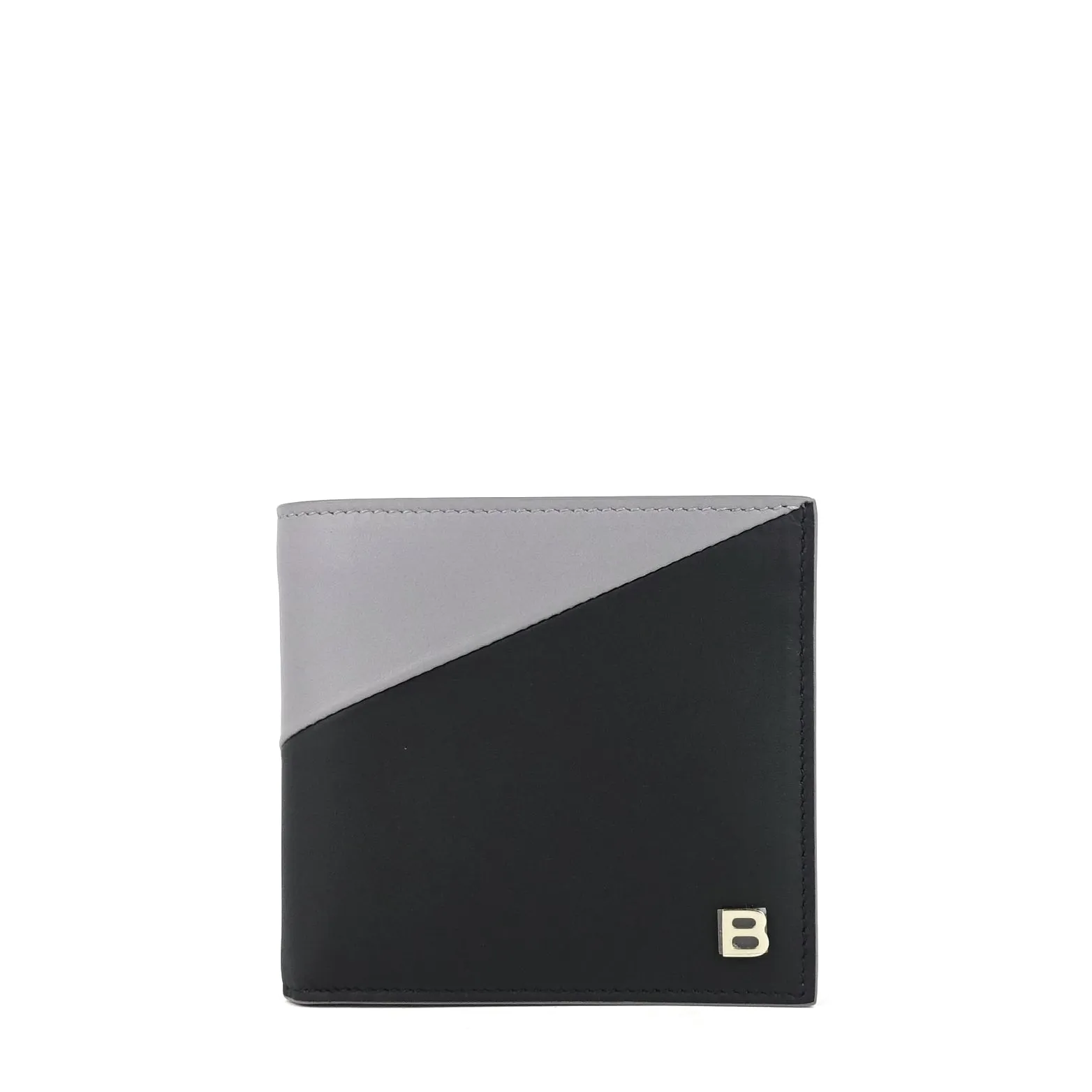 B-Line Square Bifold Lambskin Leather Wallet