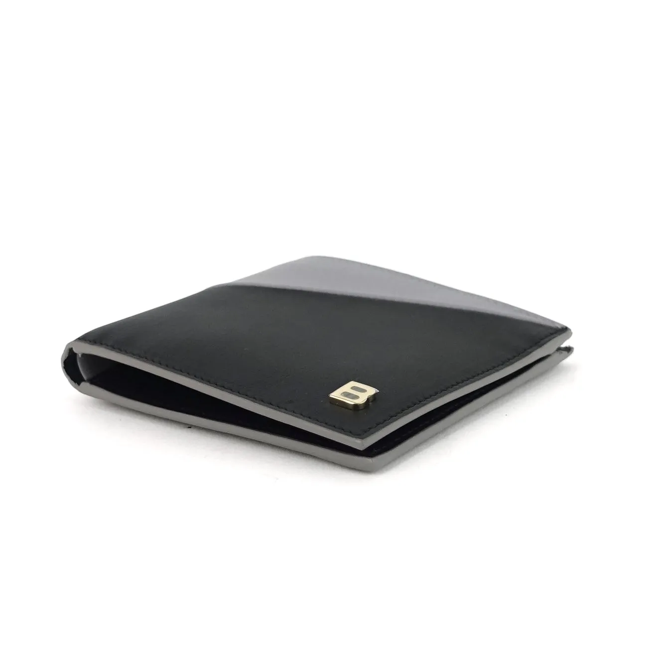 B-Line Square Bifold Lambskin Leather Wallet