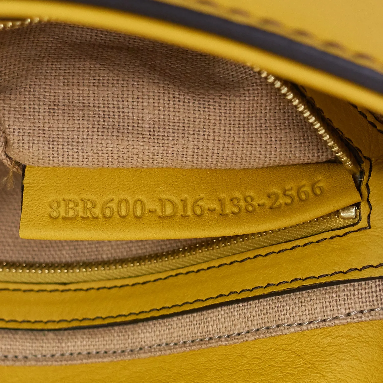 Baguette Leather FF Clasp Shoulder Bag