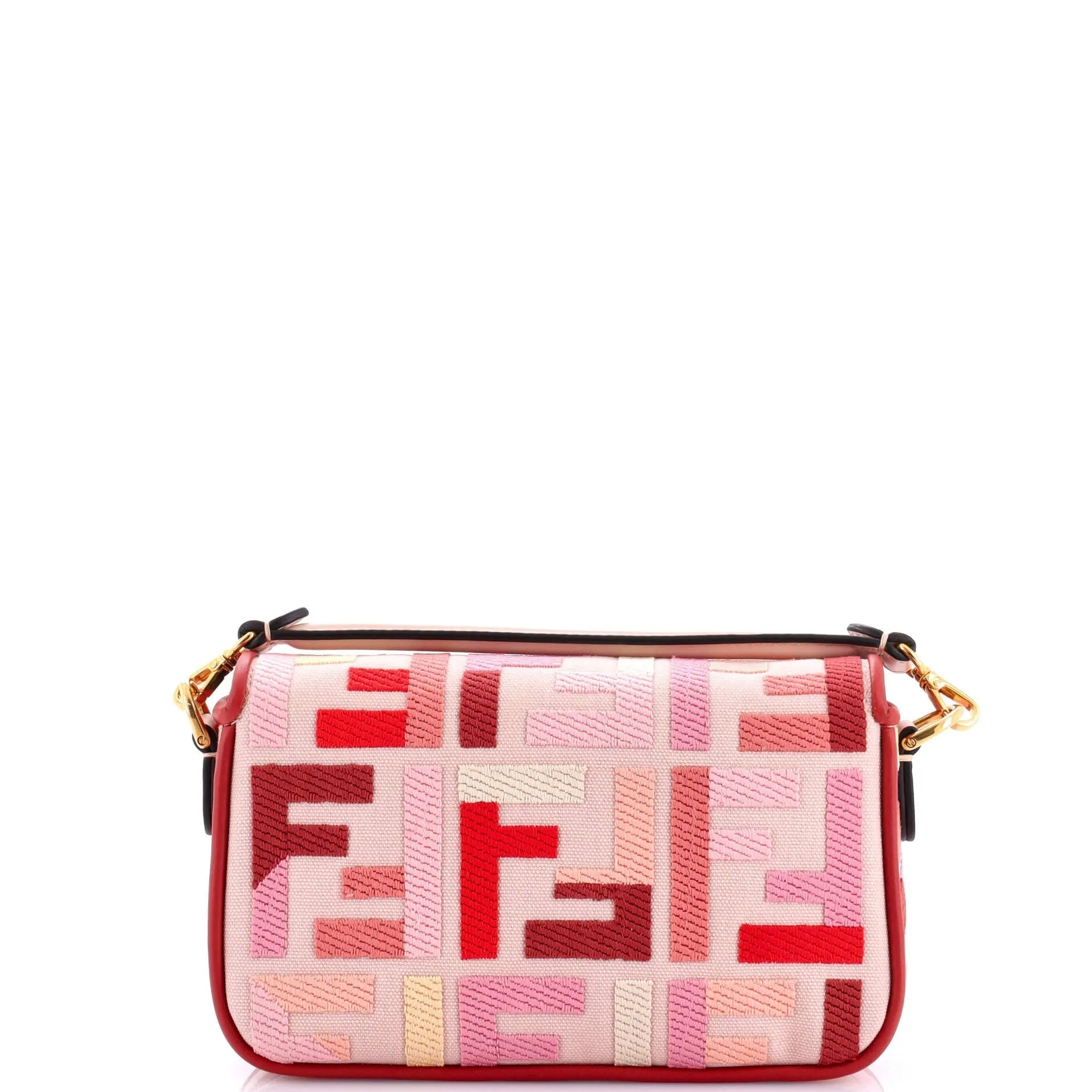 Baguette NM Bag Zucca Embroidered Canvas Mini