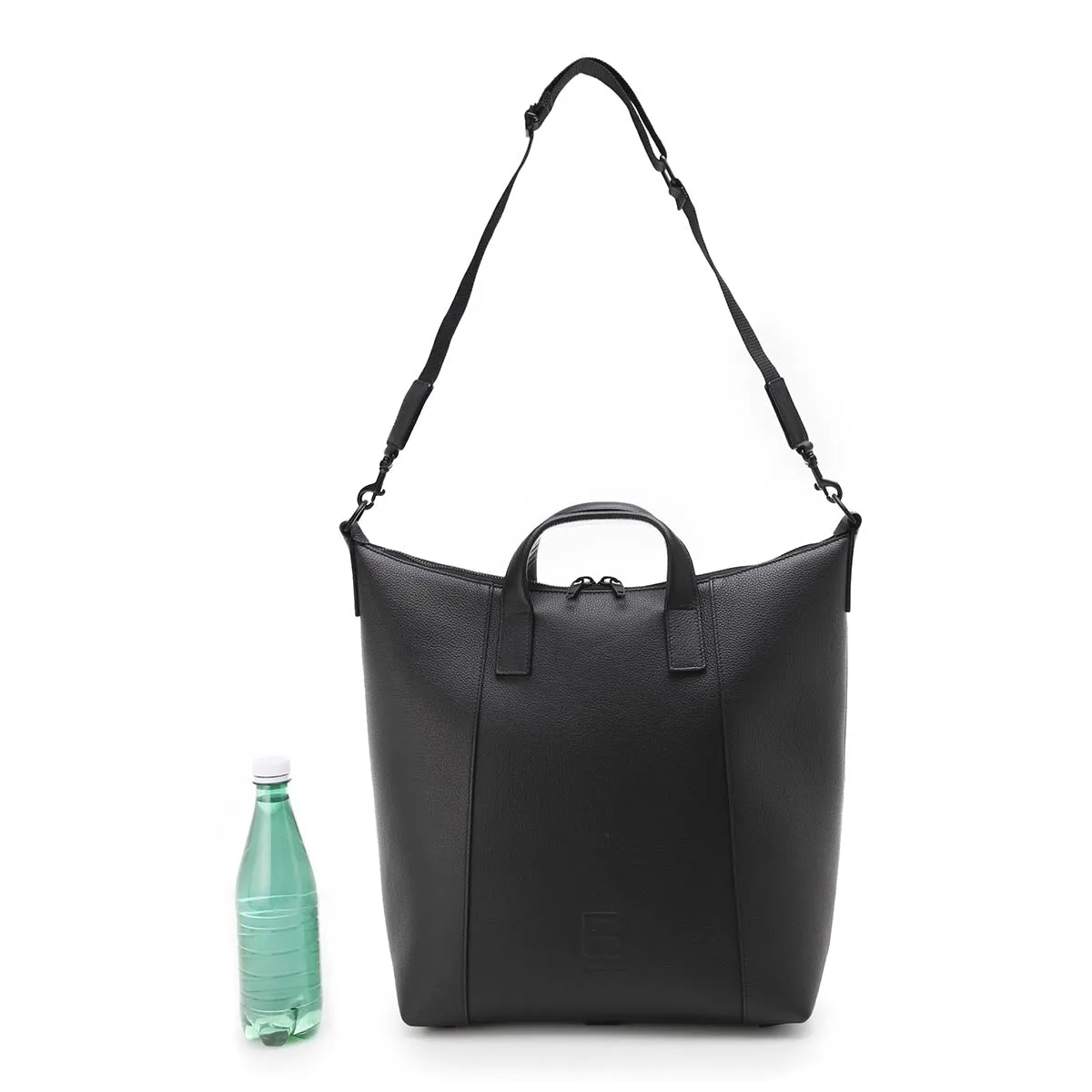 Balenciaga Hourglass Zip Tote Medium Black Grained Calf Leather 620318