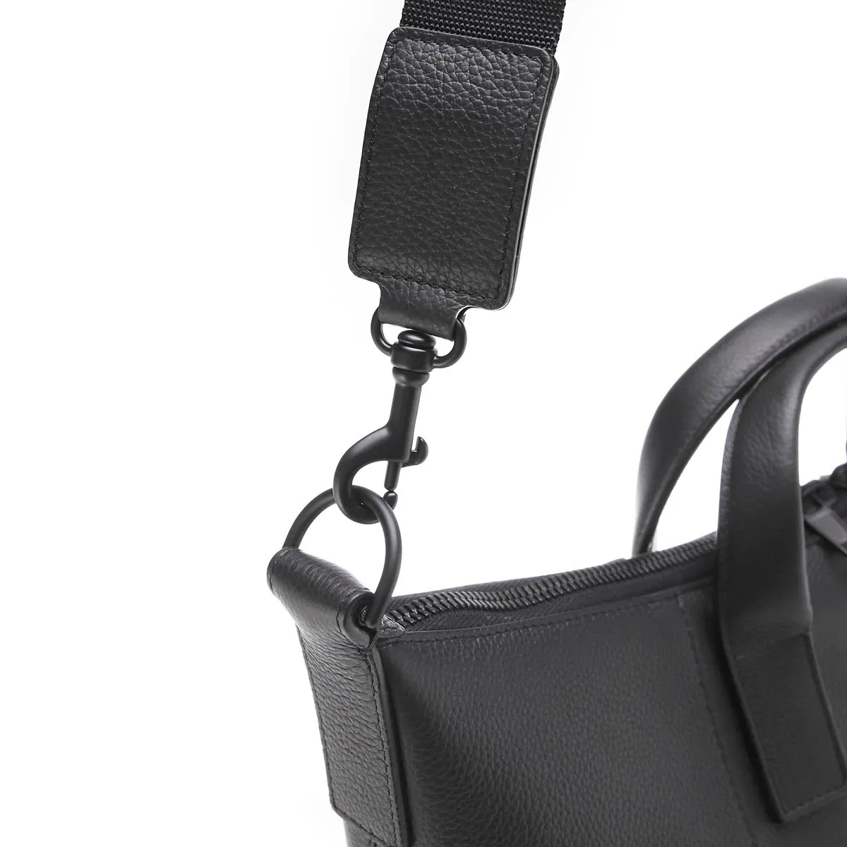 Balenciaga Hourglass Zip Tote Medium Black Grained Calf Leather 620318