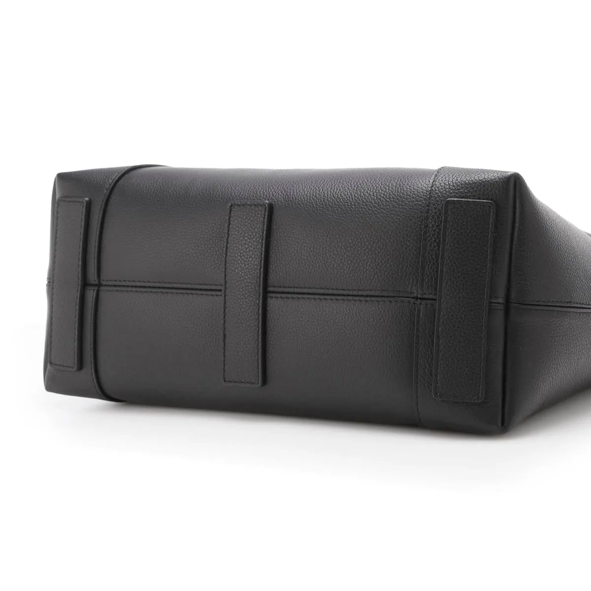 Balenciaga Hourglass Zip Tote Medium Black Grained Calf Leather 620318