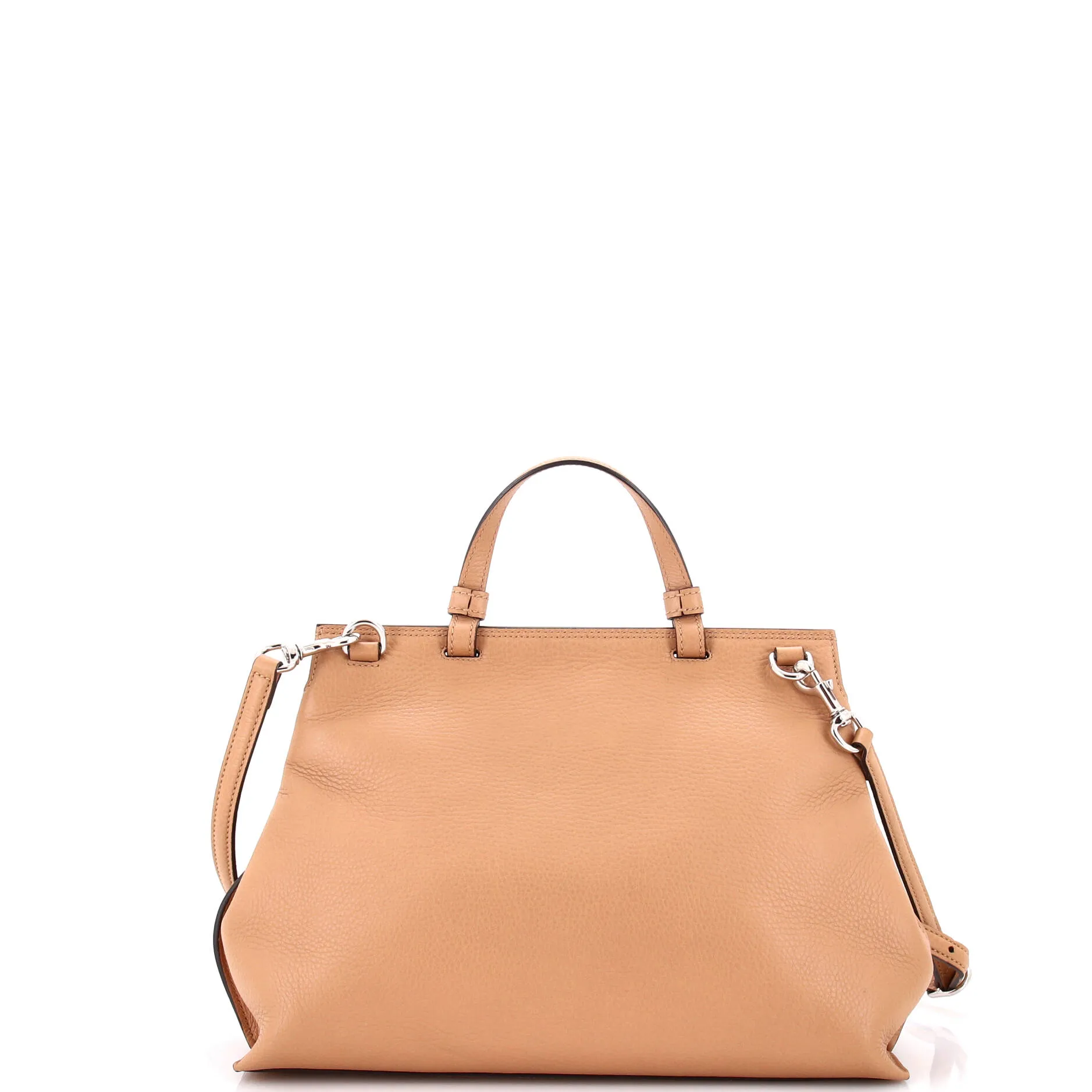 Bamboo Daily Top Handle Bag Leather Medium