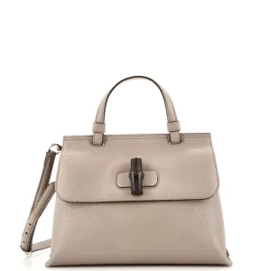 Bamboo Daily Top Handle Bag Leather Small