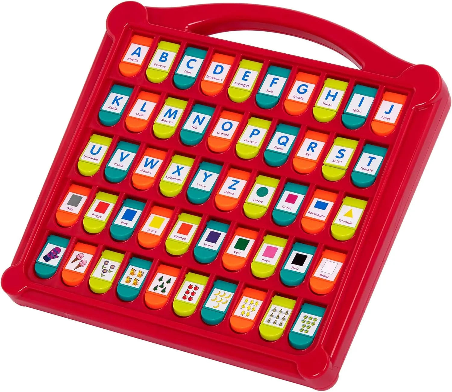 Battat Hide And Seek Cache Cache French Alphabet