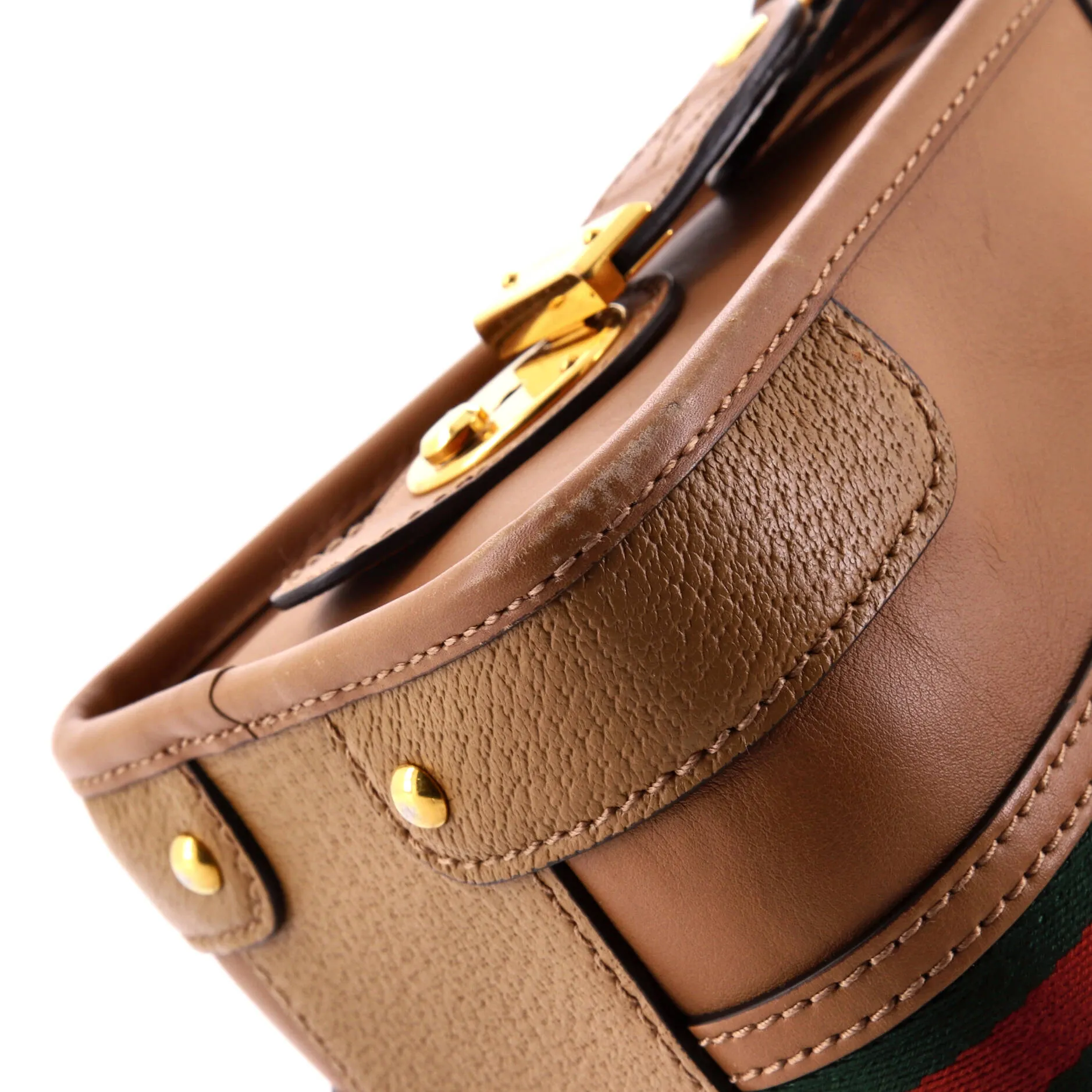Bauletto Top Handle Bag Leather Small