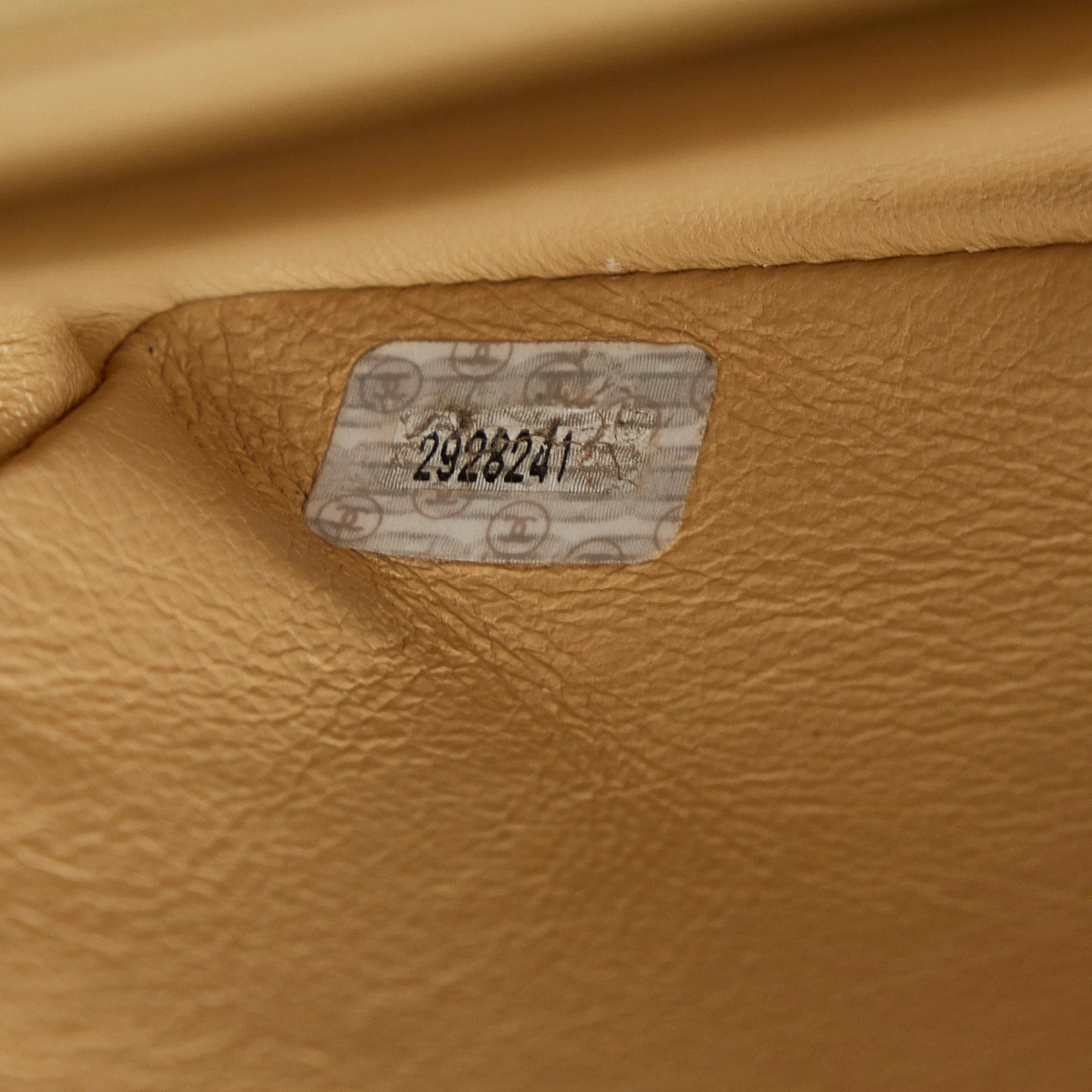 Beige Chanel Medium Kelly Parent Top Handle Bag