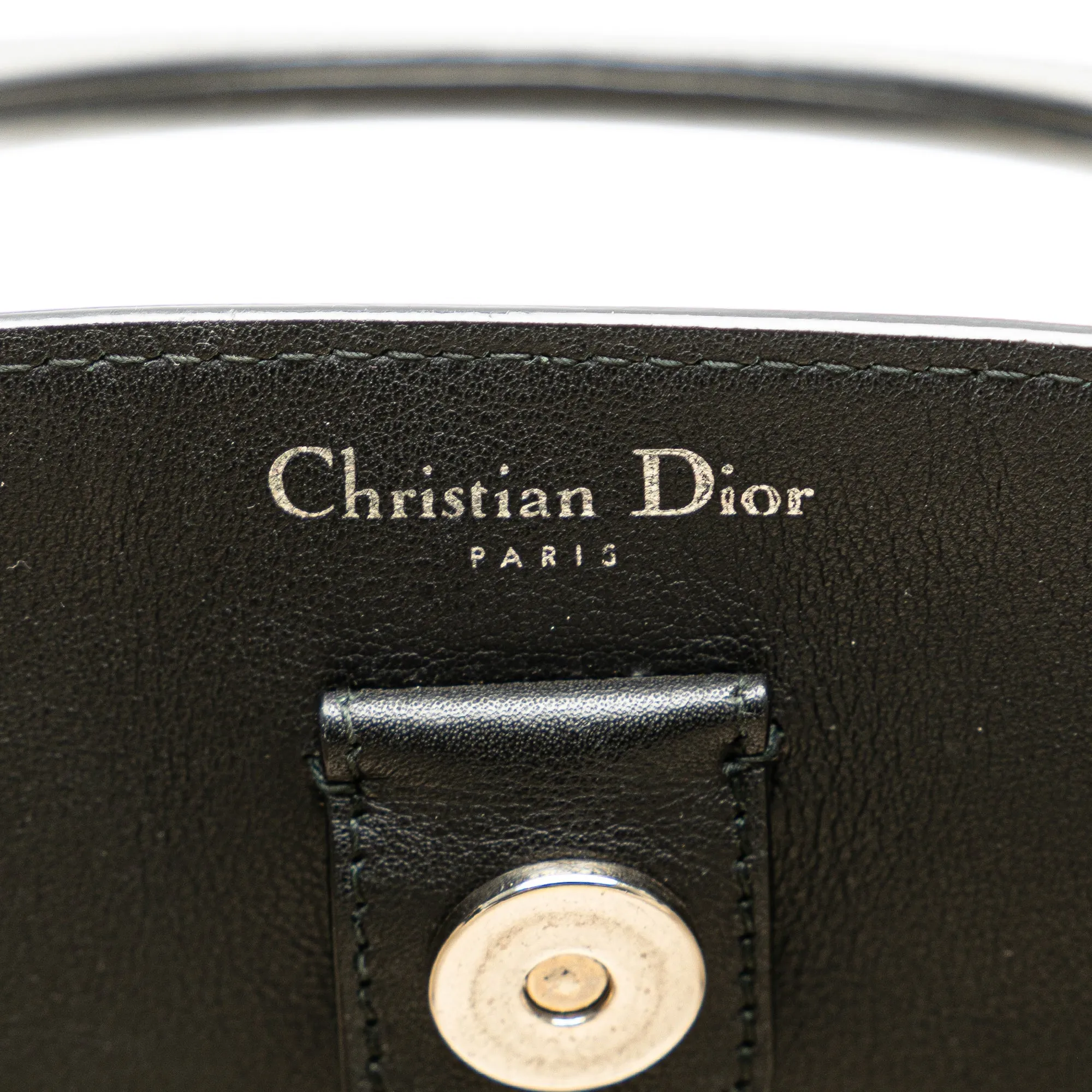 Beige Dior Large Canvas Diorissimo Satchel