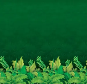 Beistle Jungle Foliage Wall Backdrop, 4 x 30  Photo Backdrop, Easy to Adhere Wall Covering, Tropical Party Decorations, Jungle Party Decorations, Greenery Backdrop, Party Decor, JE