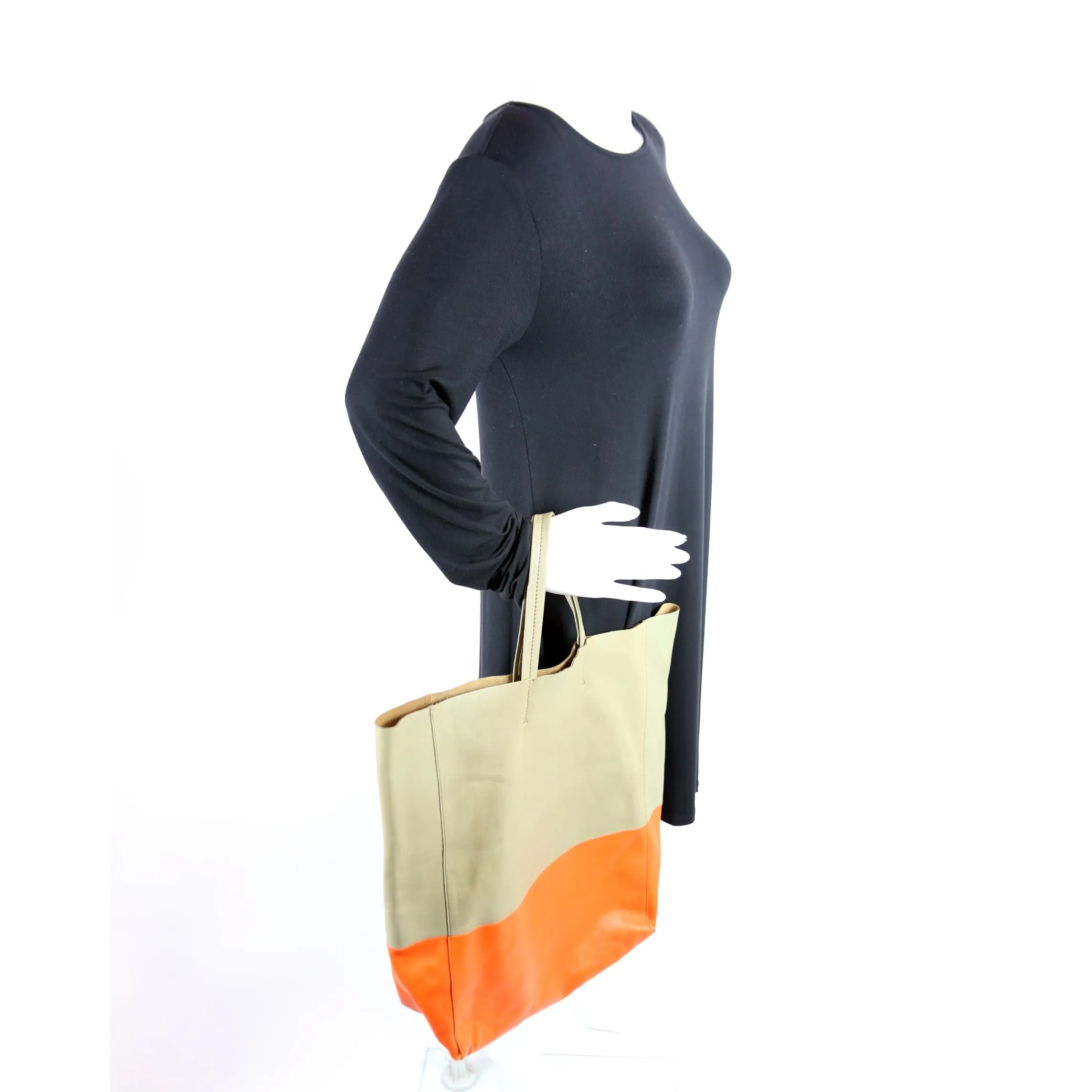 Bi-Cabas Vertical Tote