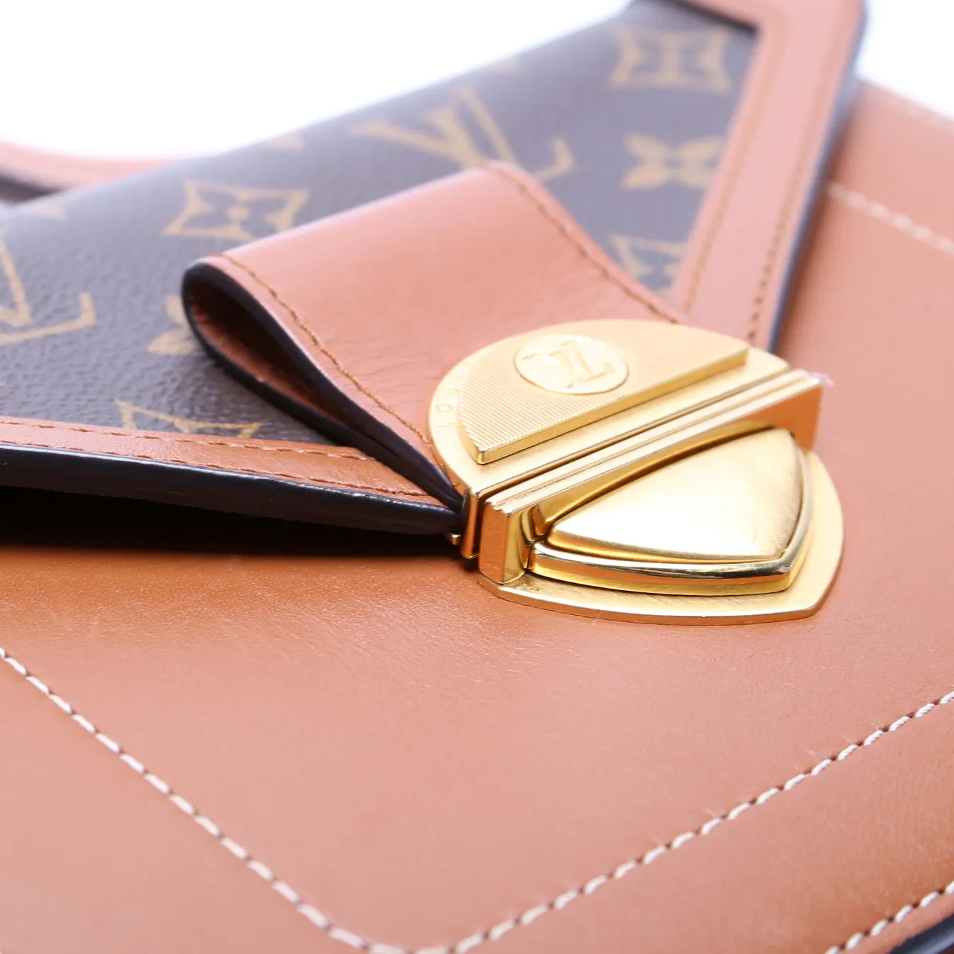 Biface Calfskin/Monogram Brown