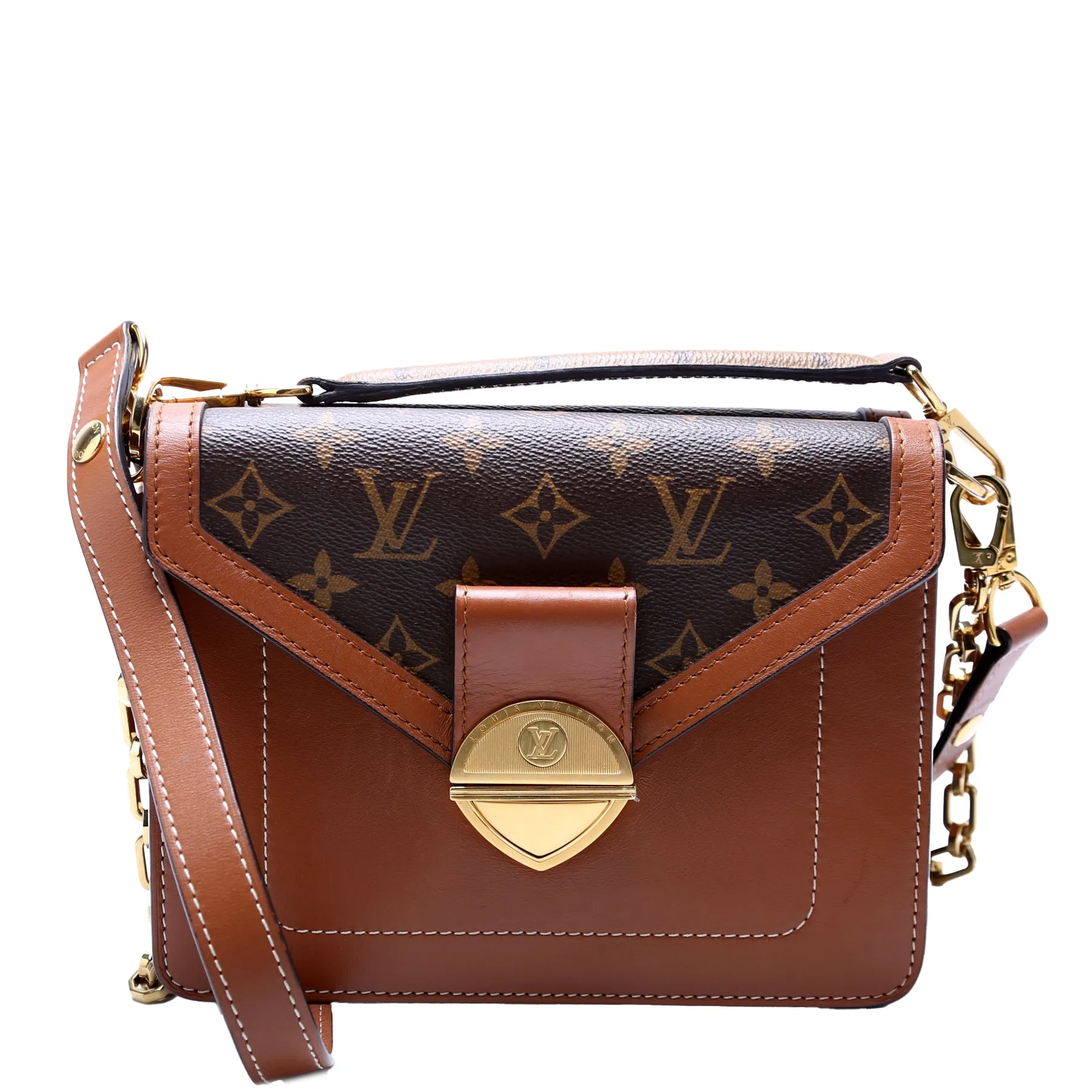 Biface Calfskin/Monogram Brown