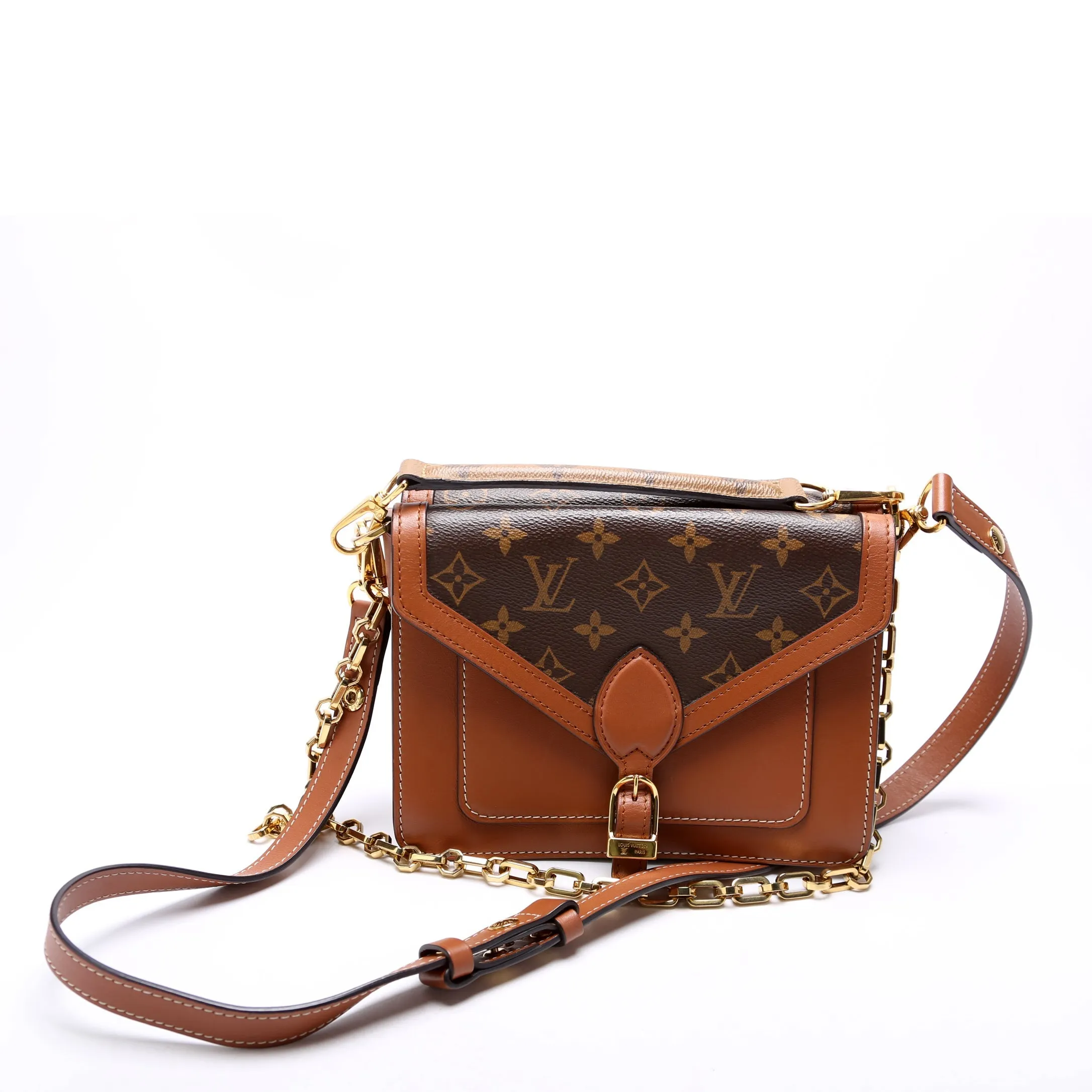 Biface Calfskin/Monogram Brown