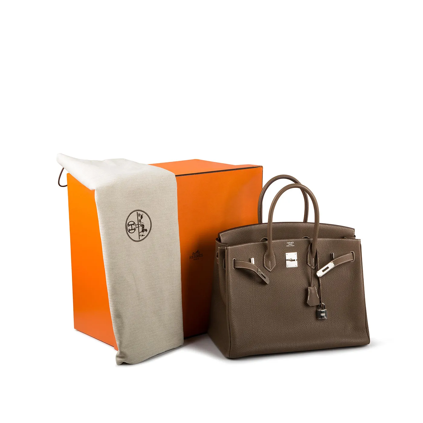 Birkin 35 - Etoupe Togo - PHW