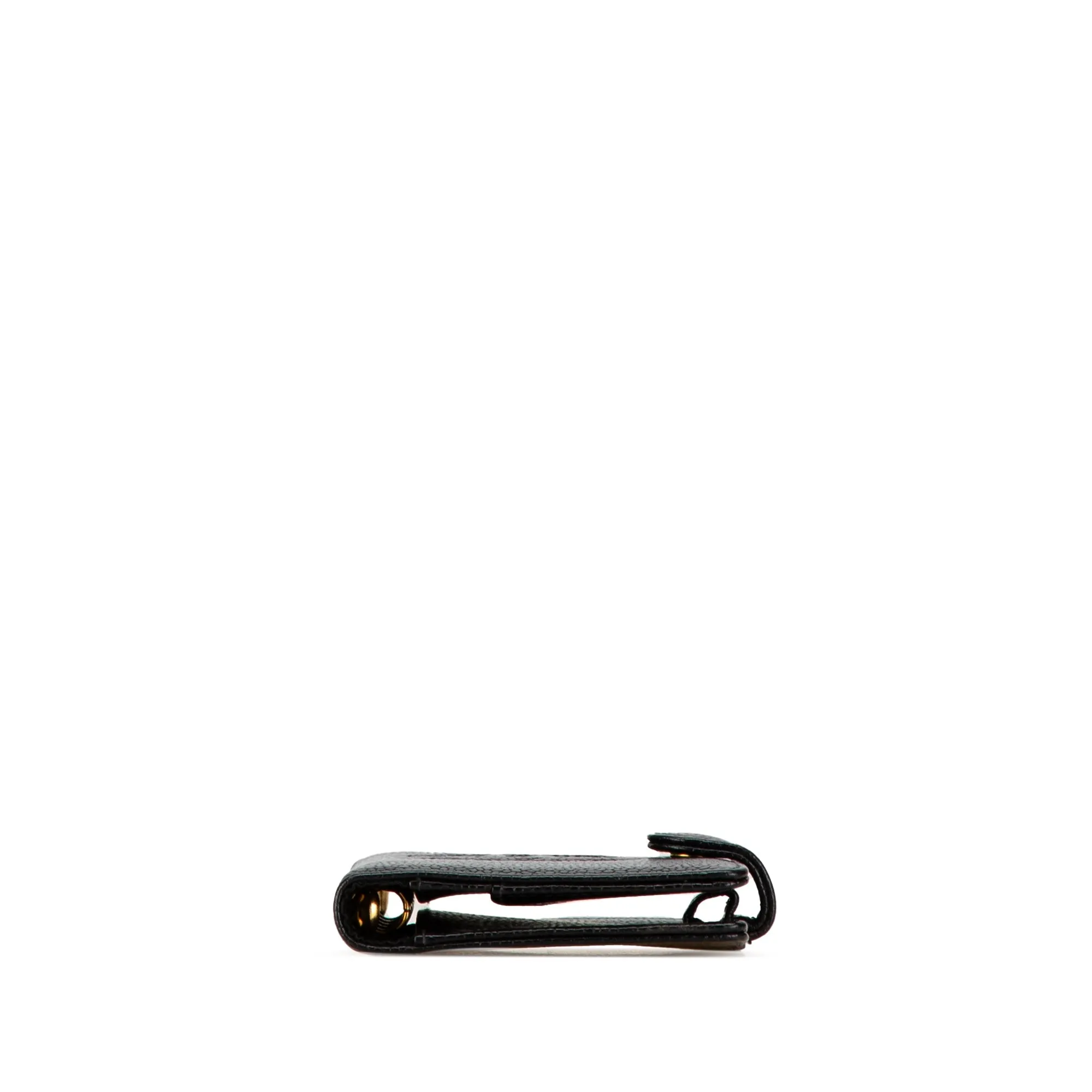 Black Chanel Mini Caviar CC Notebook Cover