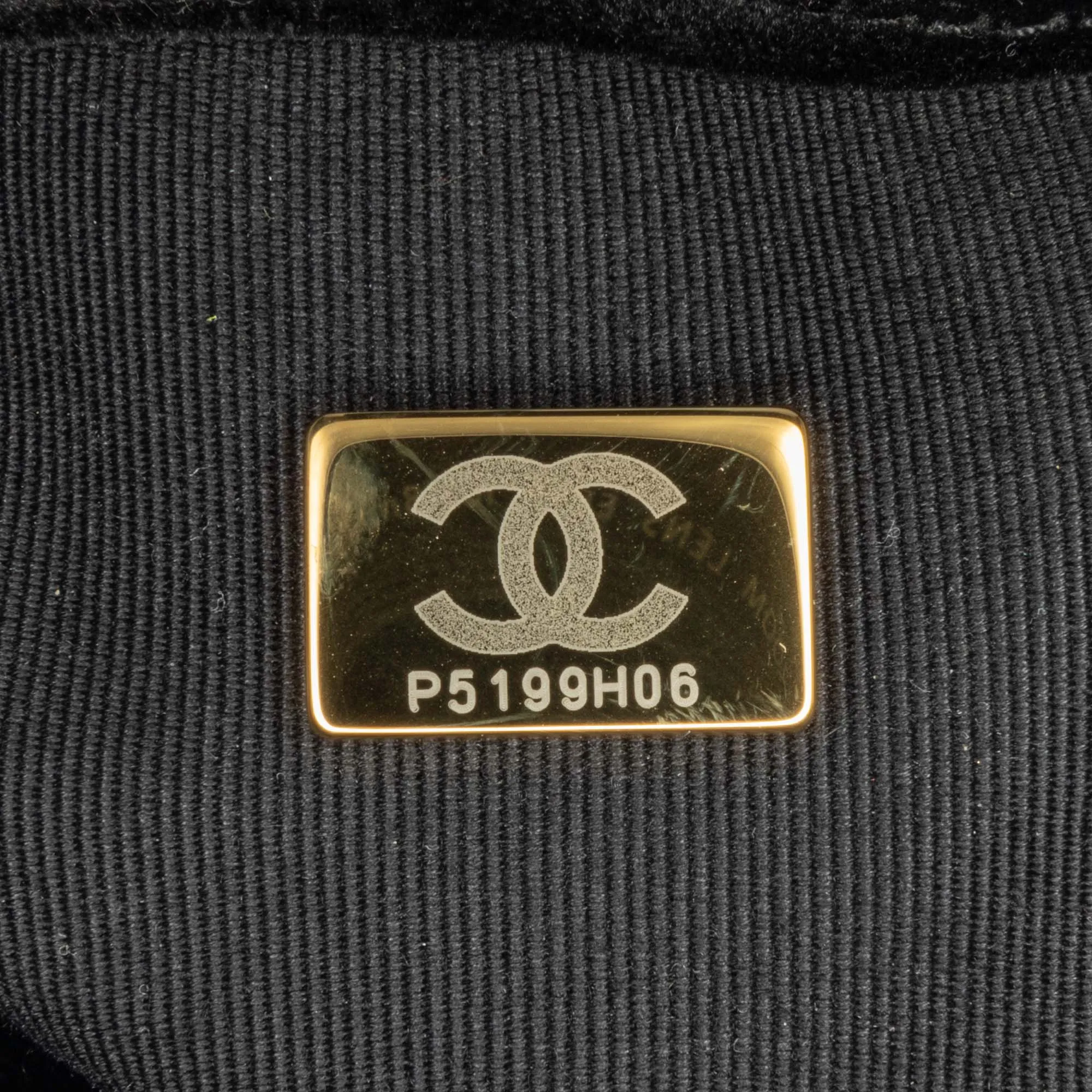 Black Chanel Mini Quilted Velvet Double Frame Flap Crossbody Bag