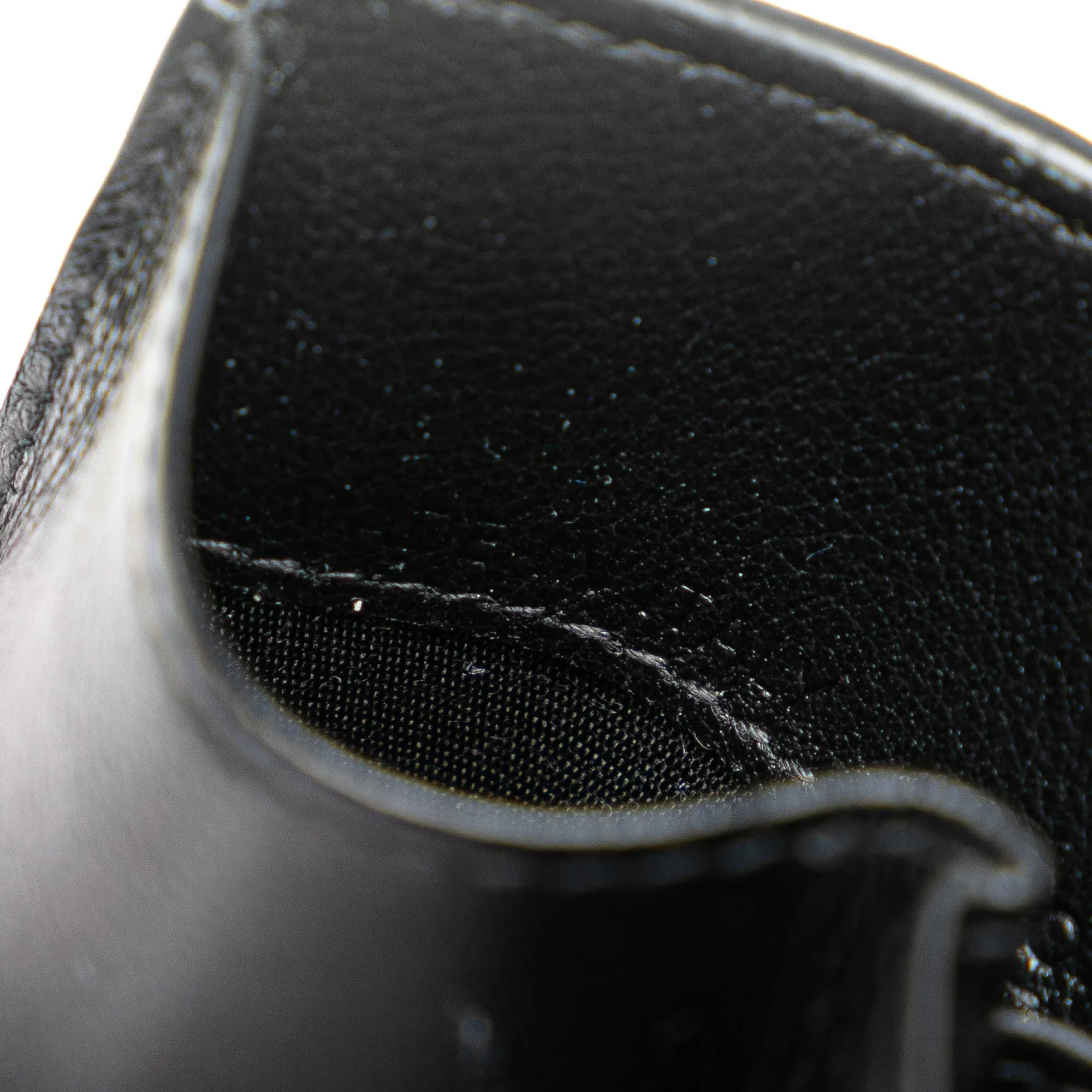 Black Dior CD Diamond Coated Canvas Trifold Wallet
