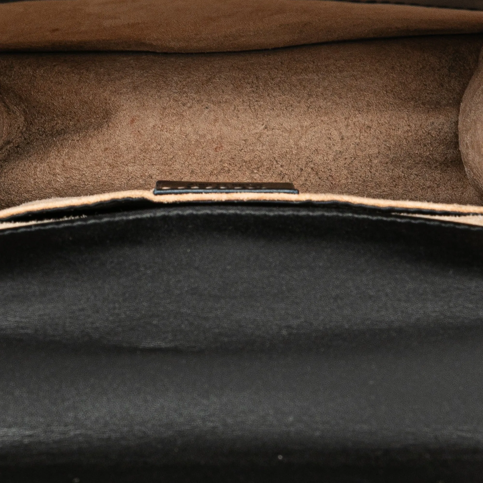Black Gucci Mini Sylvie Leather Chain Crossbody Bag