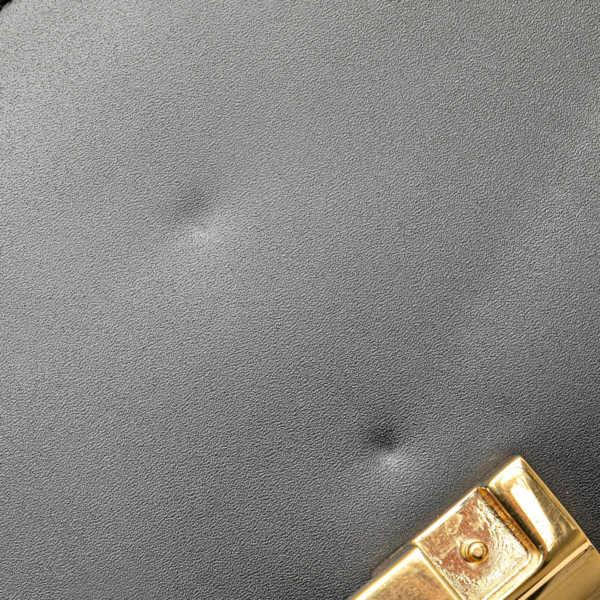 Black Gucci Mini Sylvie Leather Chain Crossbody Bag