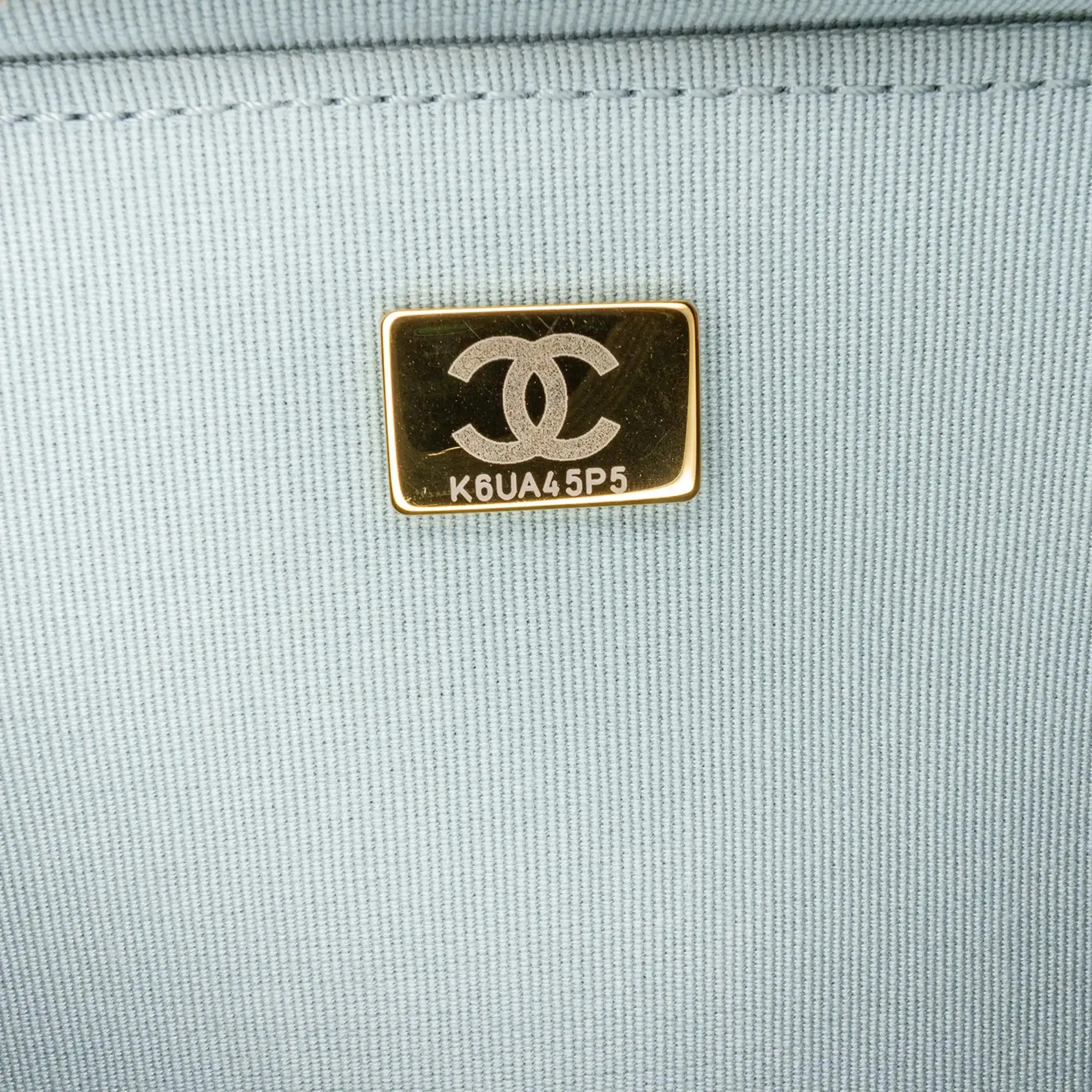 Blue Chanel Mini Caviar Like a Wallet Flap