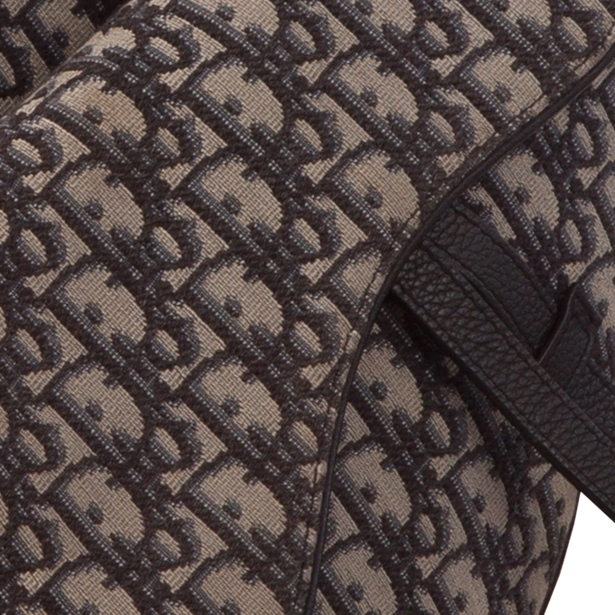 Blue Dior Oblique Canvas Saddle Crossbody