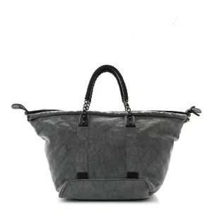 Chanel Canvas Cc Cocoon Travel Tote Grey