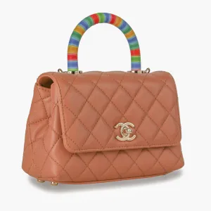 Chanel Mini Coco Rainbow Handle