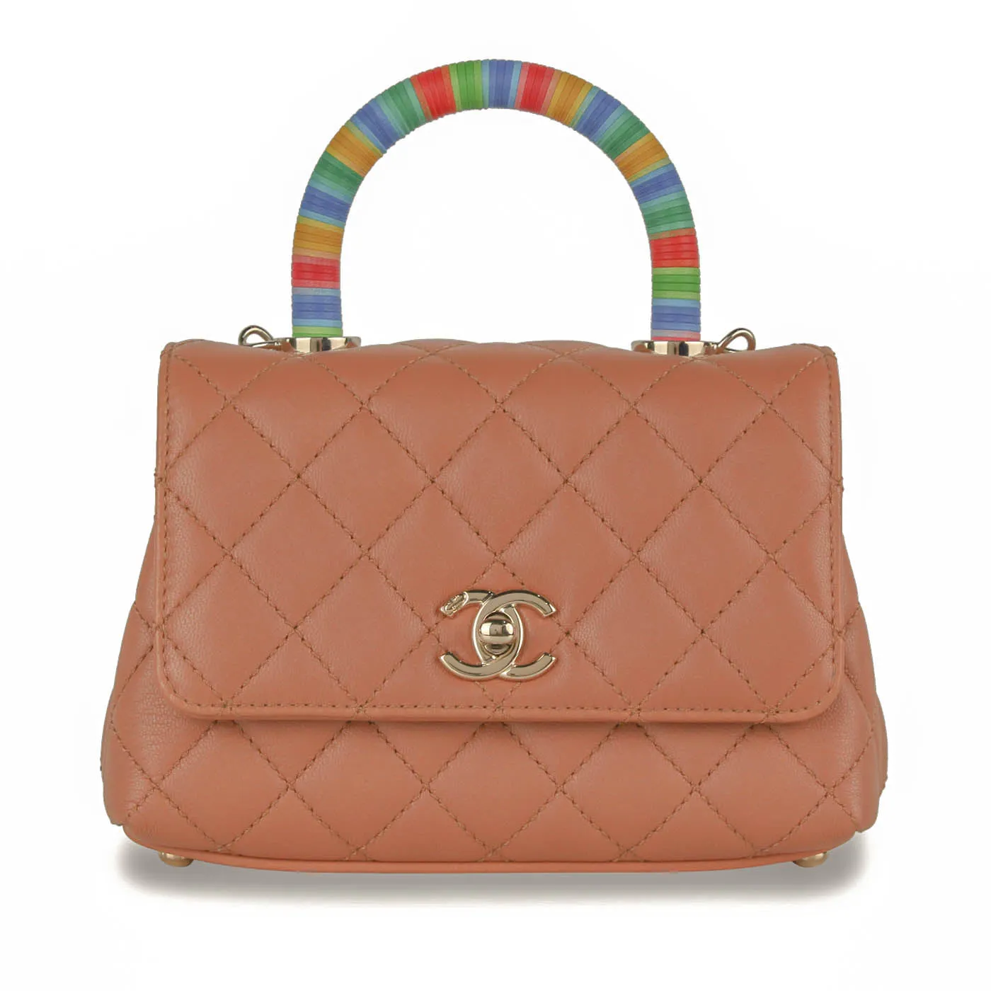 Chanel Mini Coco Rainbow Handle