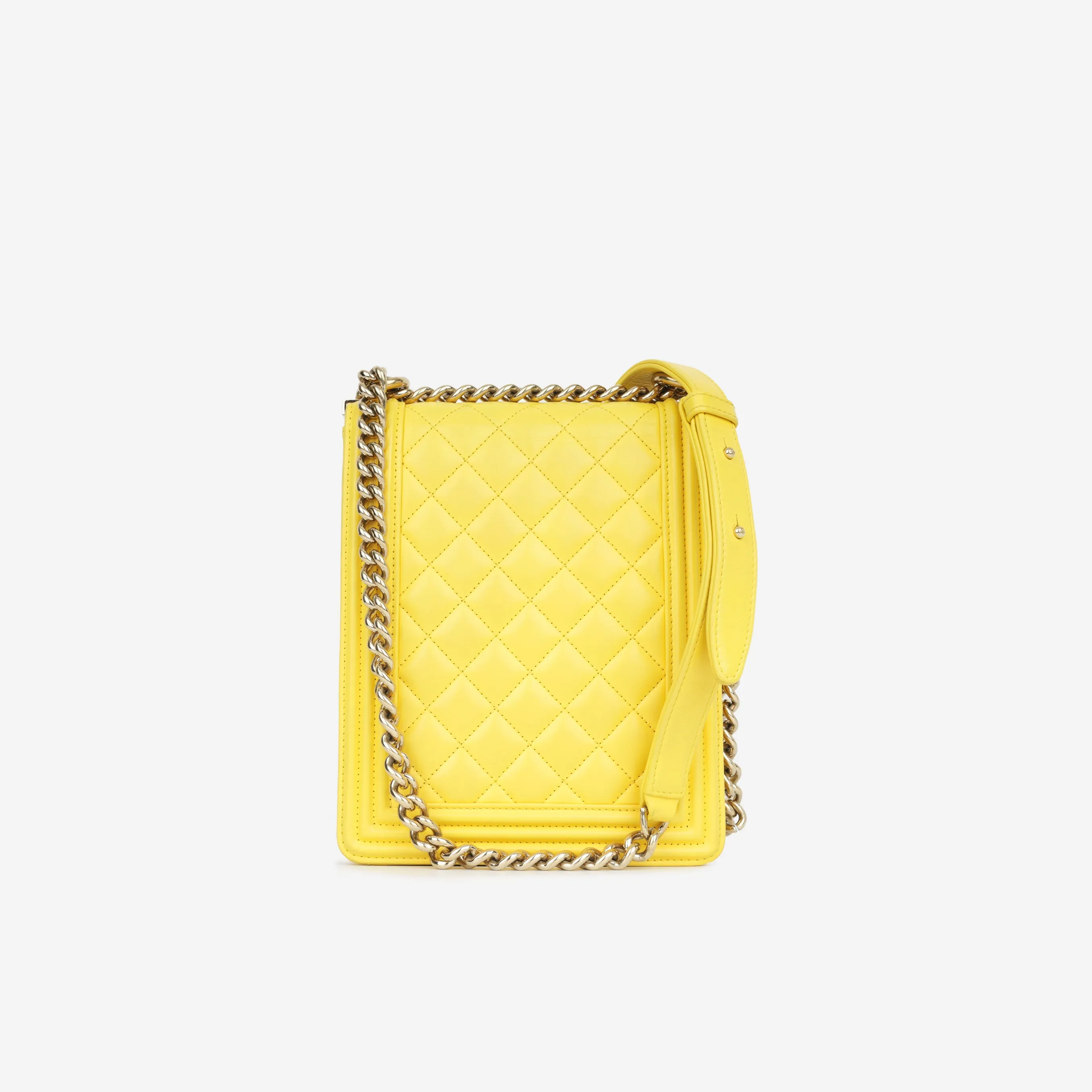 Chanel North South Boy Bag - Yellow