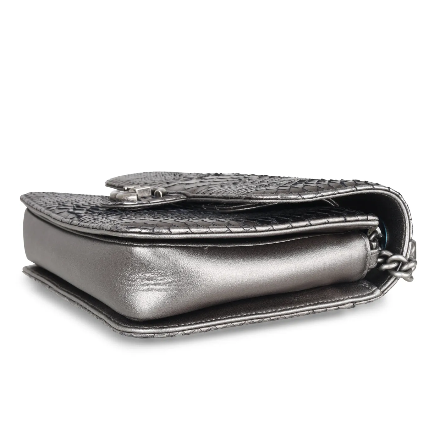 Chanel Python Flap Bag - Metallic