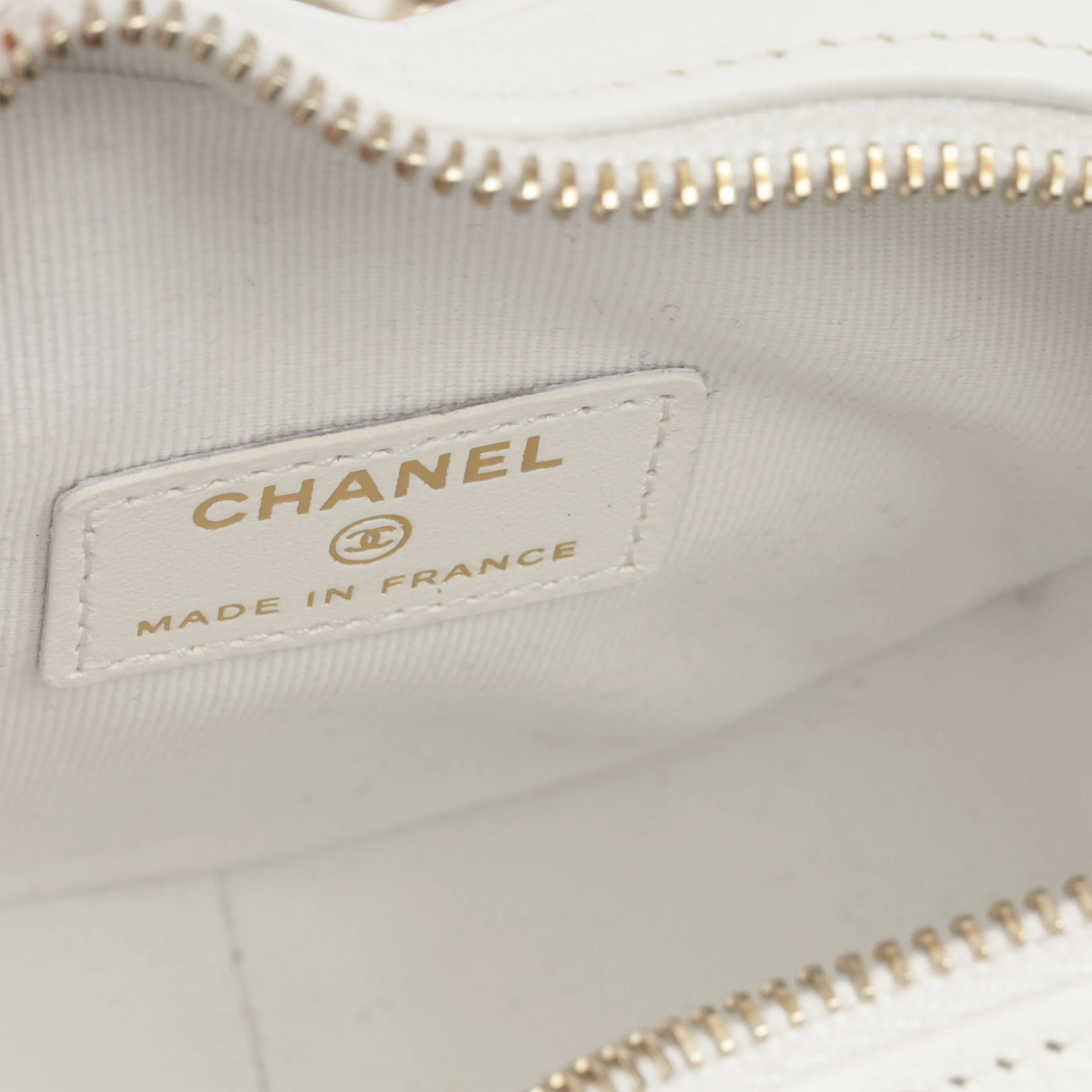 Chanel Small Heart Bag - White