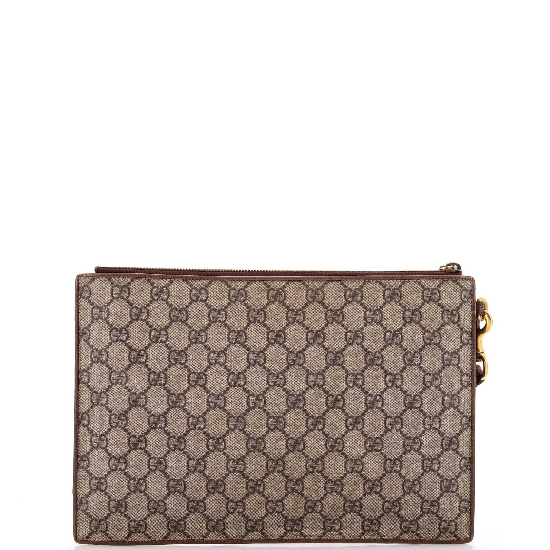 Gucci Courrier Pouch Gg Coated Canvas