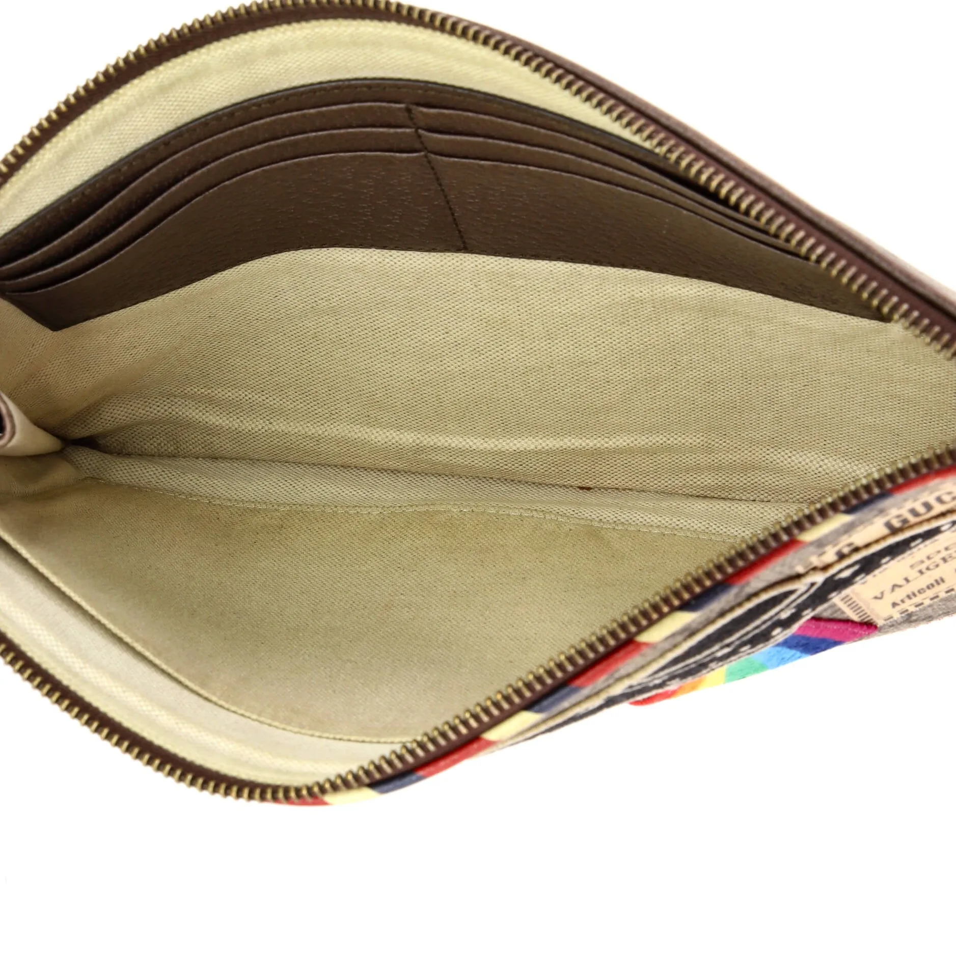 Gucci Courrier Pouch Gg Coated Canvas