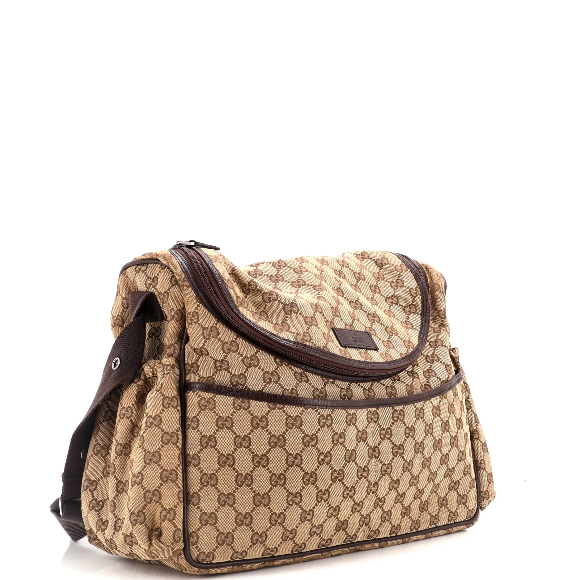 Gucci Diaper Crossbody Bag Gg Canvas