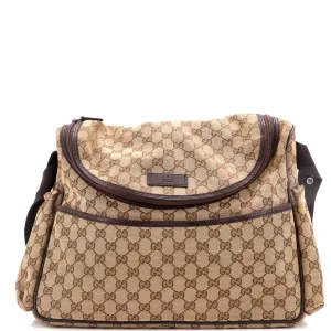 Gucci Diaper Crossbody Bag Gg Canvas