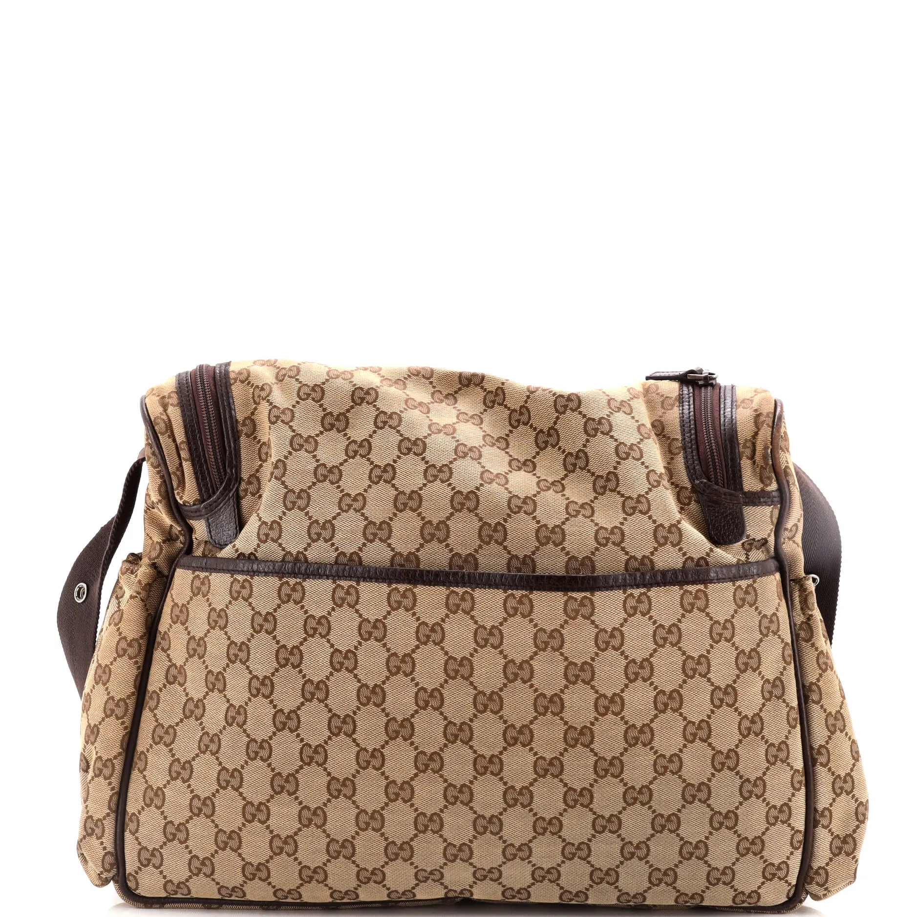 Gucci Diaper Crossbody Bag Gg Canvas
