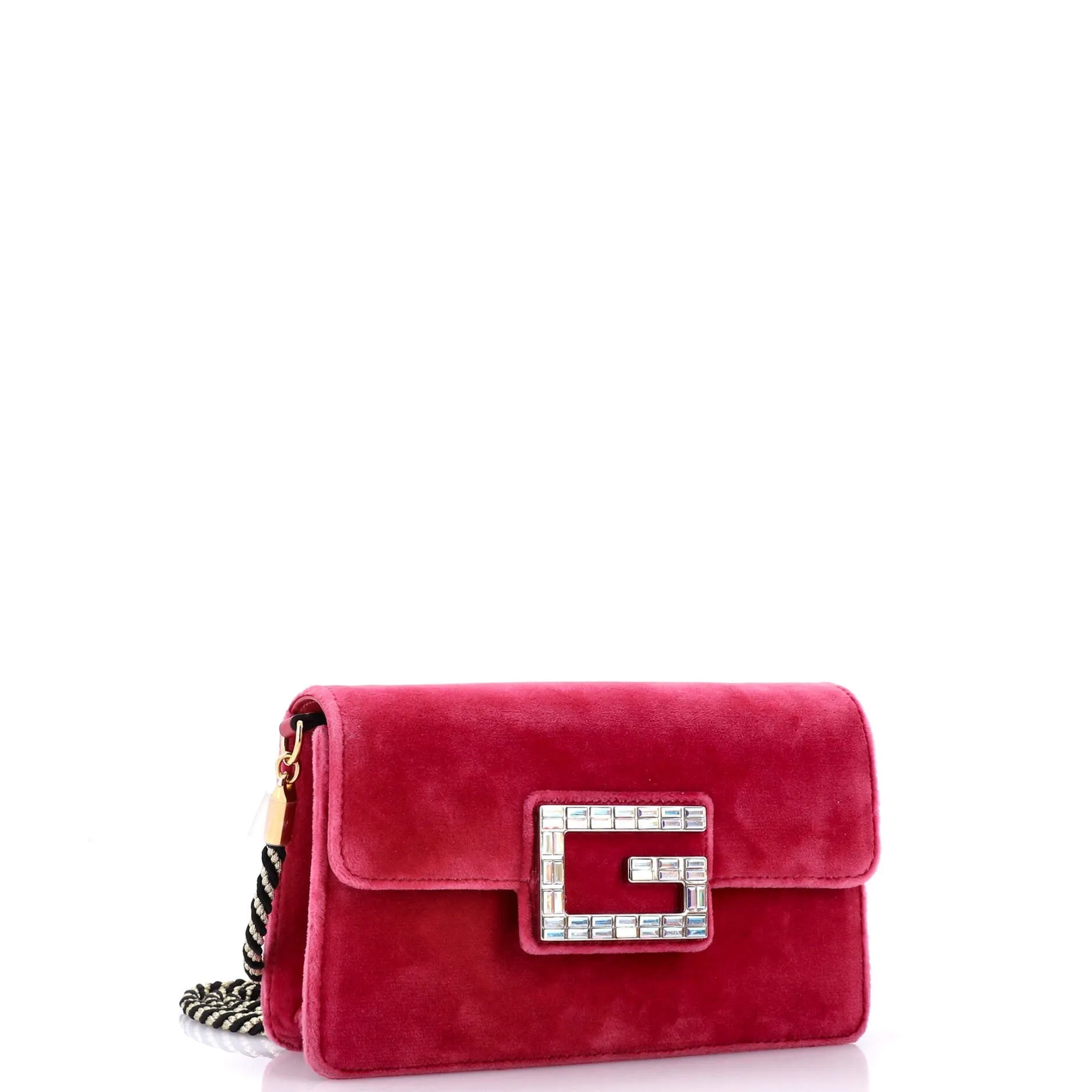 Gucci G Broadway Shoulder Bag Velvet