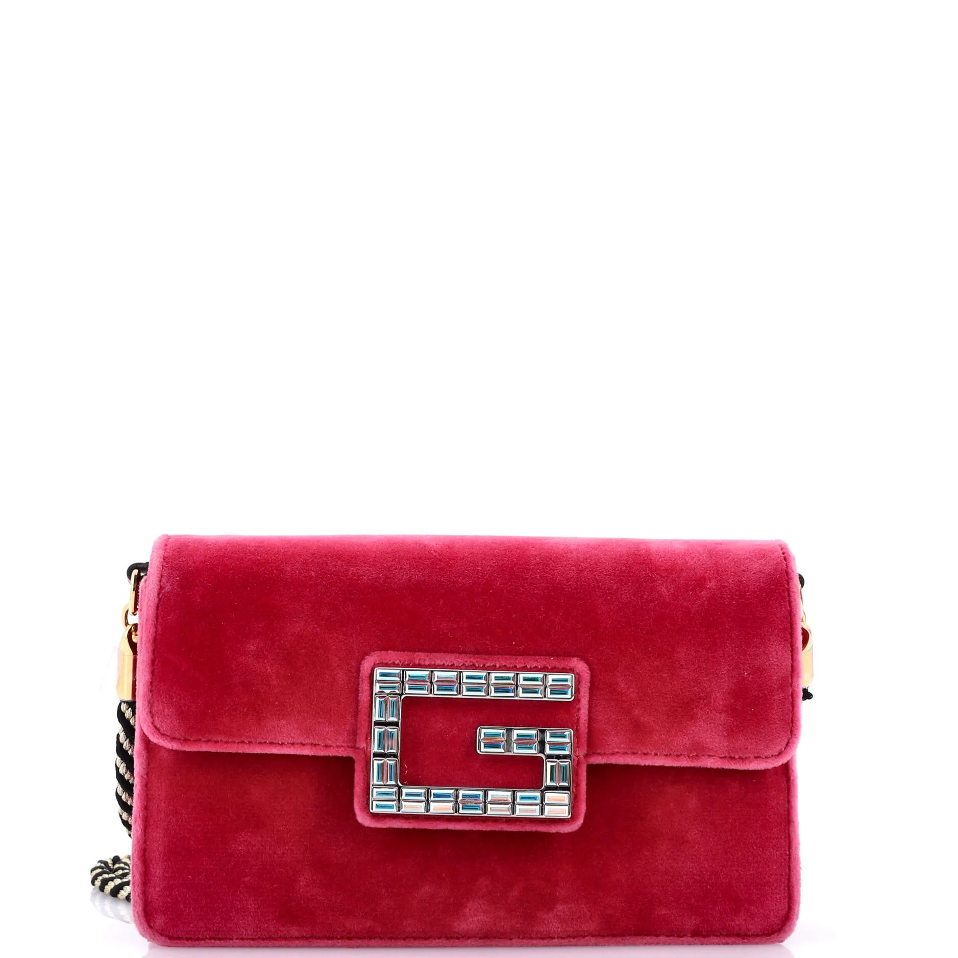 Gucci G Broadway Shoulder Bag Velvet