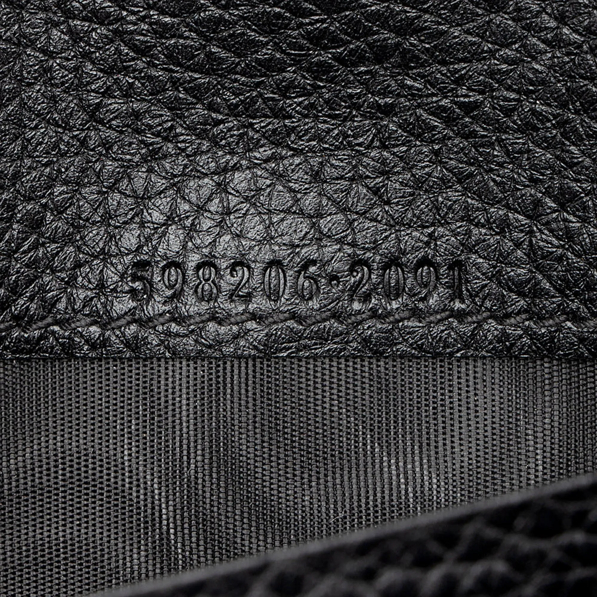 Gucci Soho Cellarius Black Long Flap Wallet Clutch Black Pebbled Leather