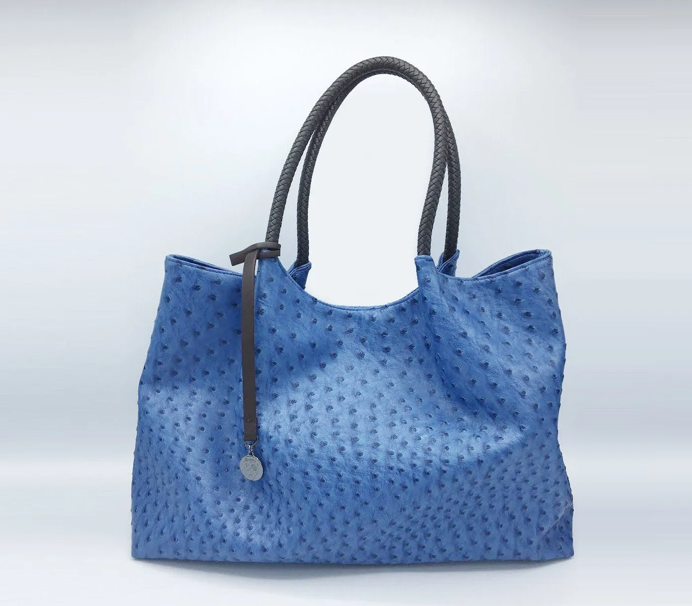Gunas New York Naomi White Vegan Leather Tote Bag
