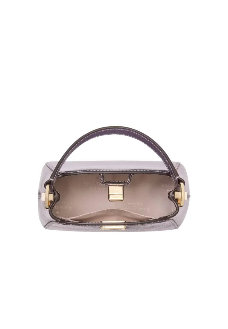 Kate Spade Phoebe Metallic Mini Top Handle Crossbody Bag In Light Candied KI943