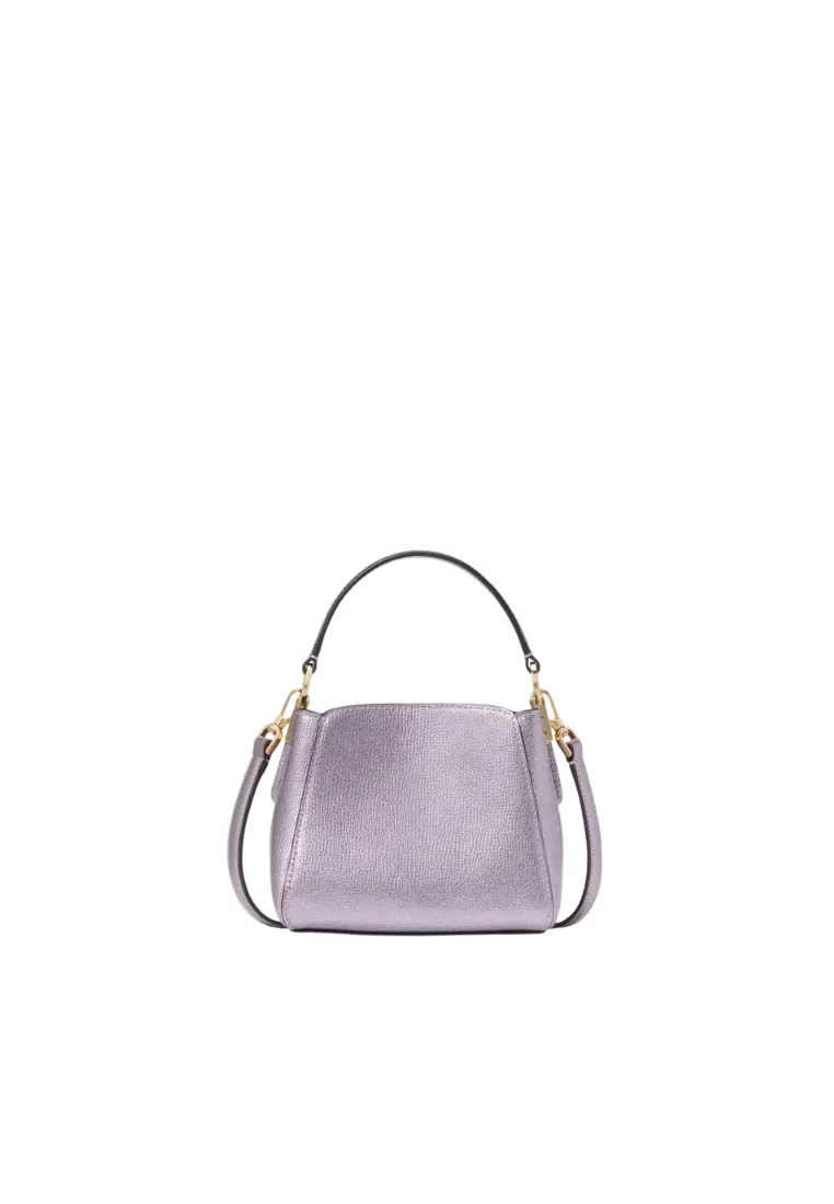 Kate Spade Phoebe Metallic Mini Top Handle Crossbody Bag In Light Candied KI943
