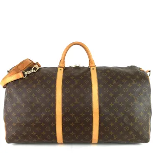 Keepall 60 Bandouliere Monogram Canvas Bag