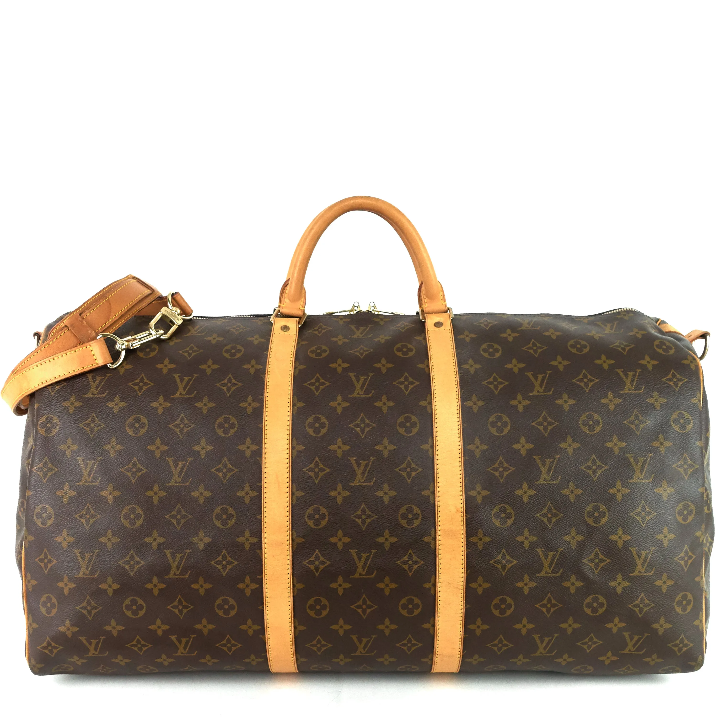 Keepall 60 Bandouliere Monogram Canvas Bag
